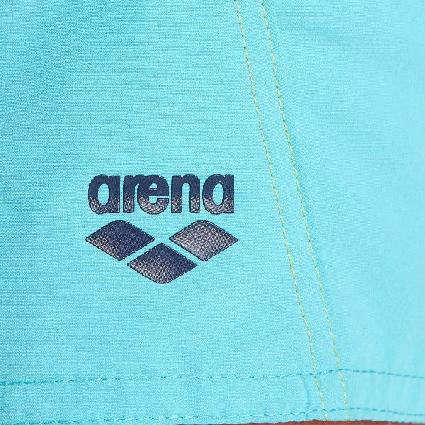Arena Fundamentals Logo Jr Box Swimming Shorts, Martinica-Navy-Soft Green - Image 4