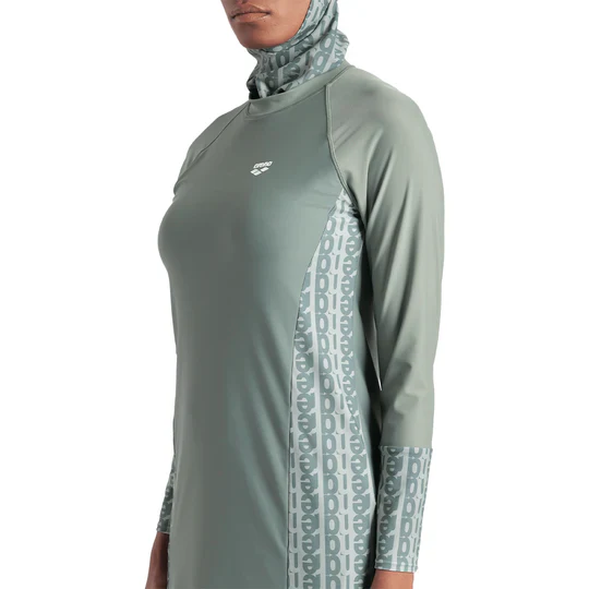 Arena Womens Arena Modesty Tunic All Long Sleeves Top For Women - Image 3