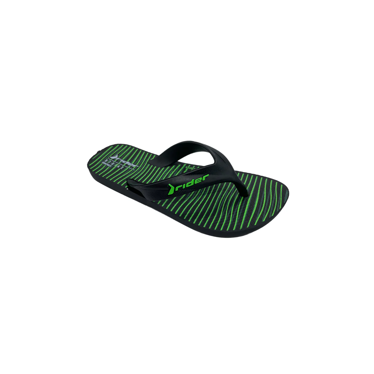 Rider Swimming Flip Flop For Kids, Black & Green - Image 2