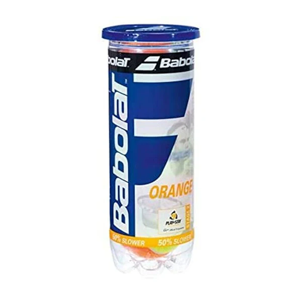 BABOLAT ORANGE X3 TENNIS BALL FOR JUNIOR, YELLOW&ORANGE - Image 2