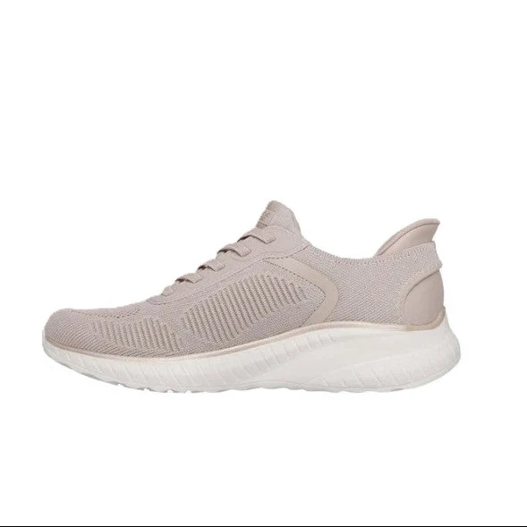 Skechers Bobs Squad Chaos Lifestyle Shoes For Women, Natural Gold - Image 2