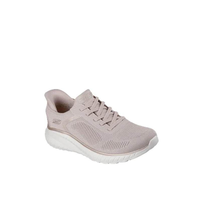 Skechers Bobs Squad Chaos Lifestyle Shoes For Women, Natural Gold - Image 3