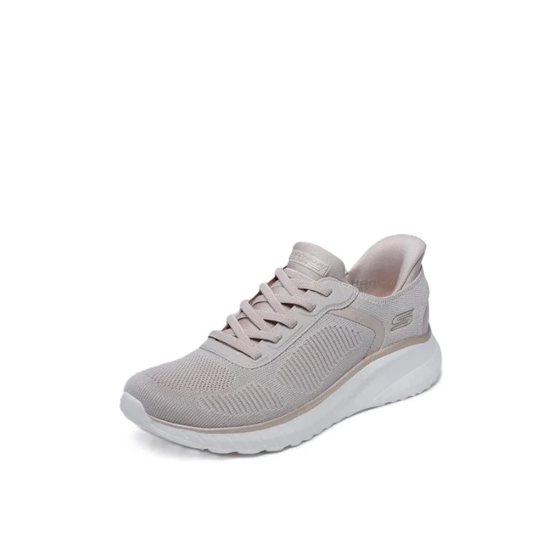 Skechers Bobs Squad Chaos Lifestyle Shoes For Women, Natural Gold - Image 4