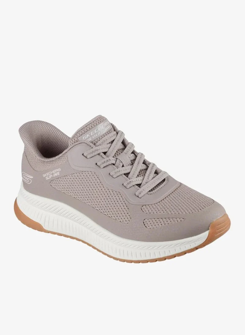 Skechers Bobs Squad 4 Running Shoes For Women, Taupe - Image 3