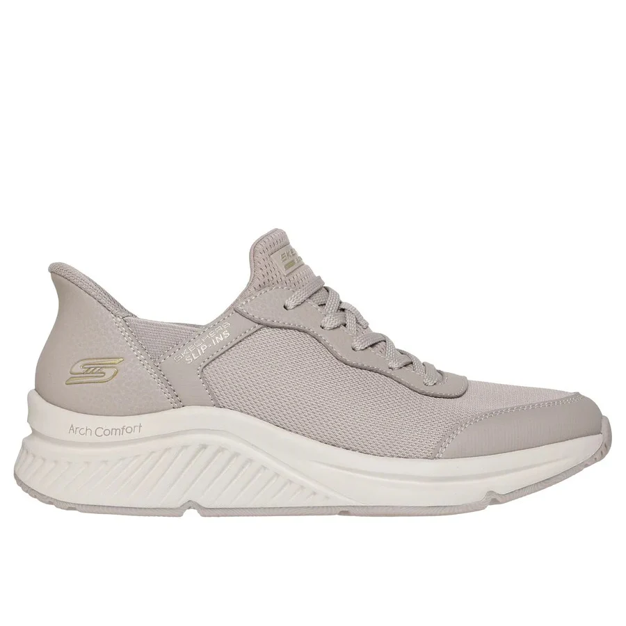 Skechers Bobs Arch Comfort B Sweet Lifestyle Shoes For Women, Taupe