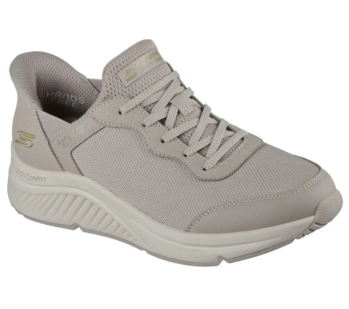 Skechers Bobs Arch Comfort B Sweet Lifestyle Shoes For Women, Taupe - Image 3