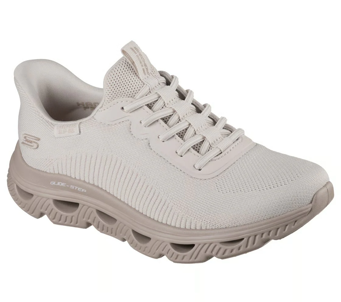 Skechers Bobs Arc Waves Sports Lifestyle Shoes For Women, Natural - Image 3