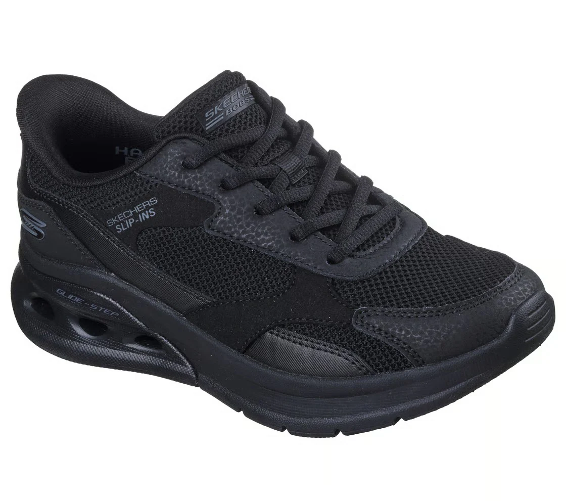 Skechers Bobs Arc Waves 2.0 Running Shoes For Women, Black - Image 3