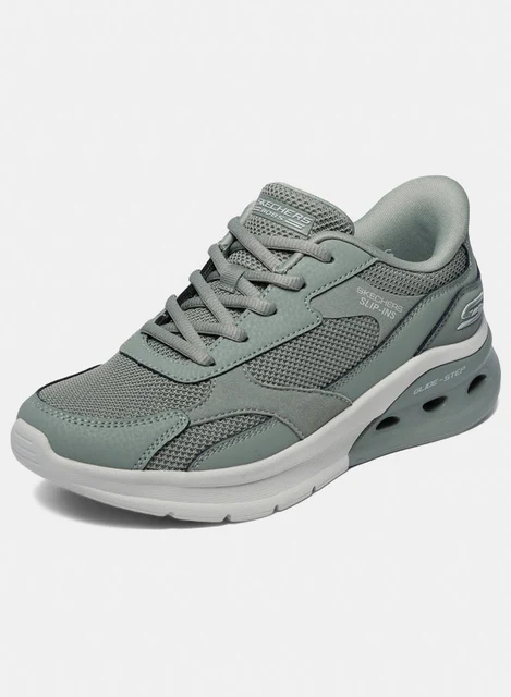 Skechers Bobs Arc Waves 2.0 Running Shoes For Women, Olive - Image 2