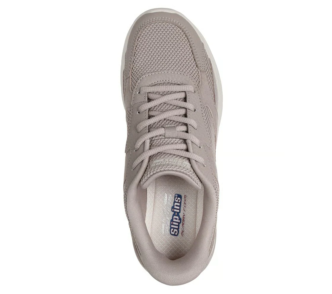 Skechers Bobs Arc Waves 2.0 Running Shoes For Women, Taupe - Image 4