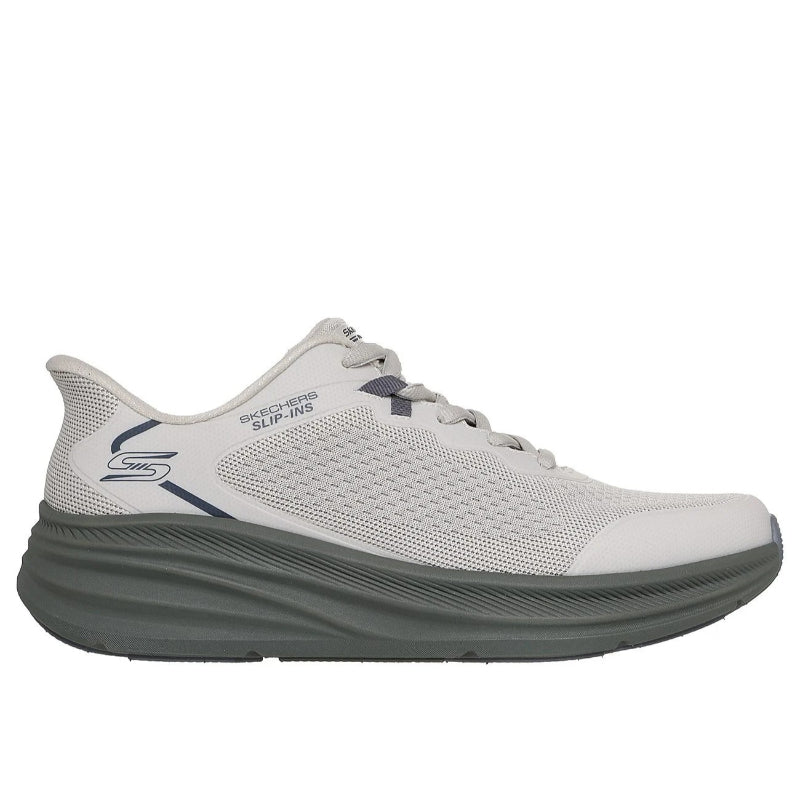 Skechers Bobs Skillz Running Shoes For Men, Natural Olive