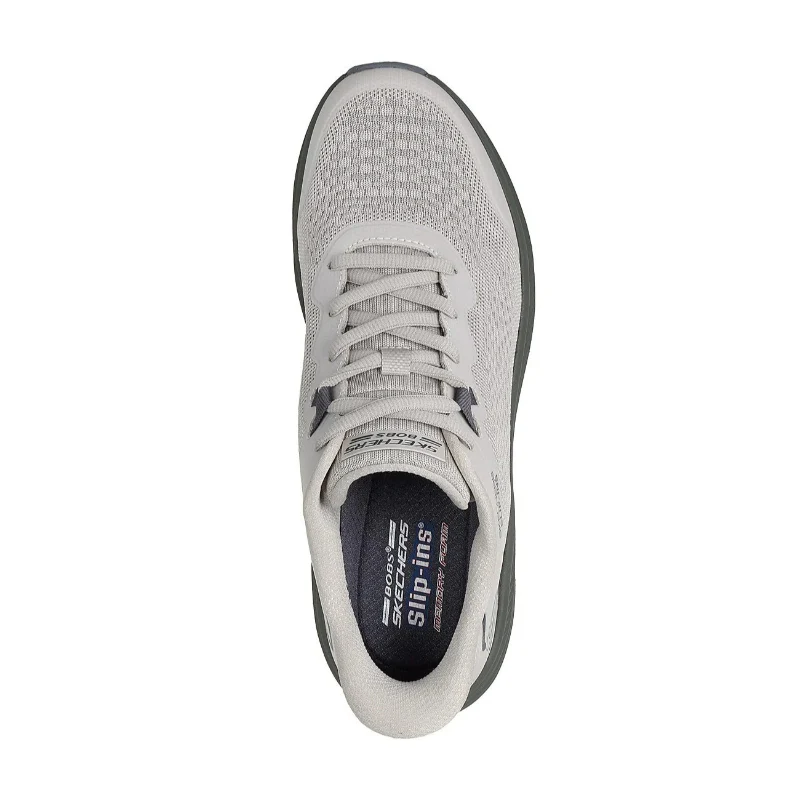Skechers Bobs Skillz Running Shoes For Men, Natural Olive - Image 4