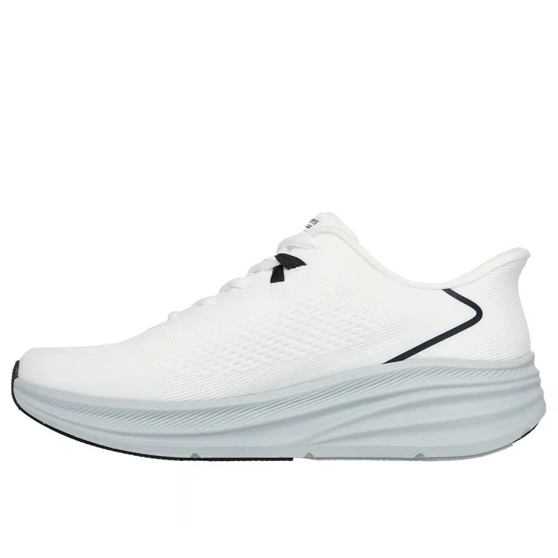Skechers Bobs Skillz Running Shoes For Men, White&Gray - Image 2