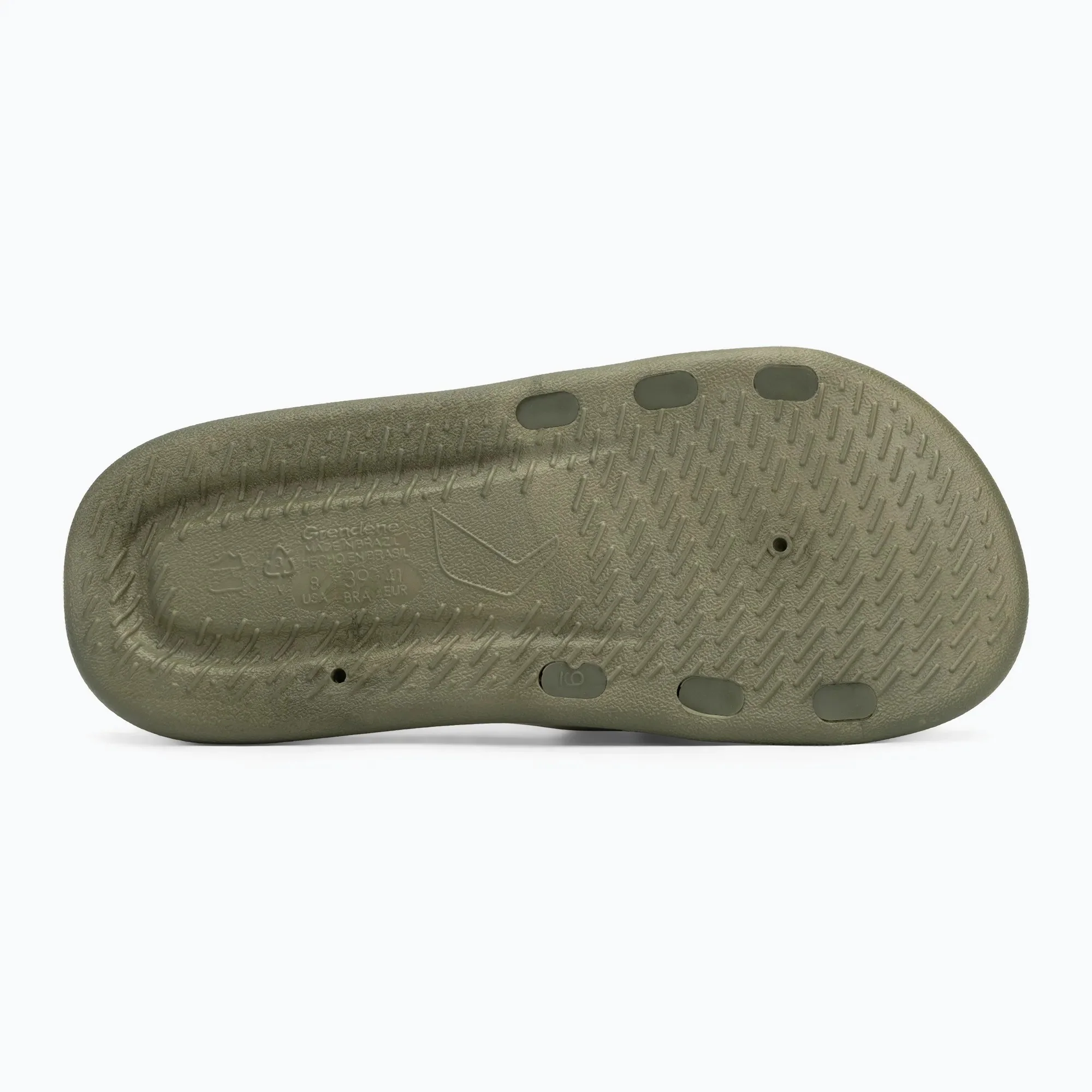 Rider Step Slide Ad For Men, Green&White - Image 5