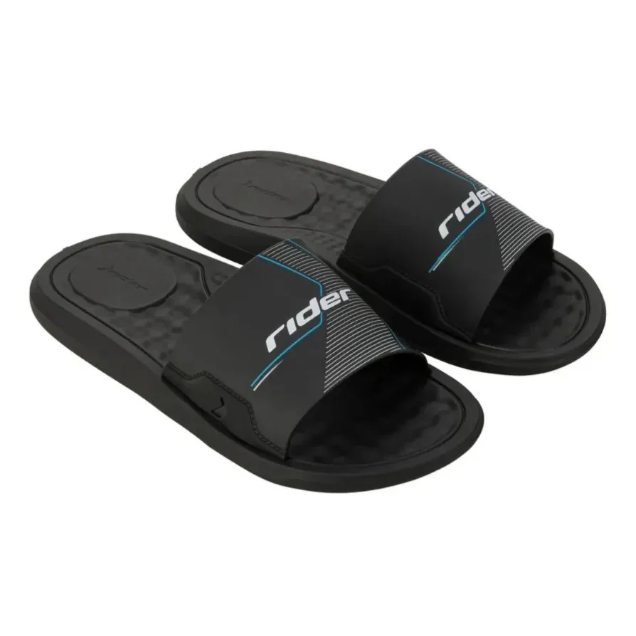 Rider Step Slide Ad For Men, Black&White - Image 5