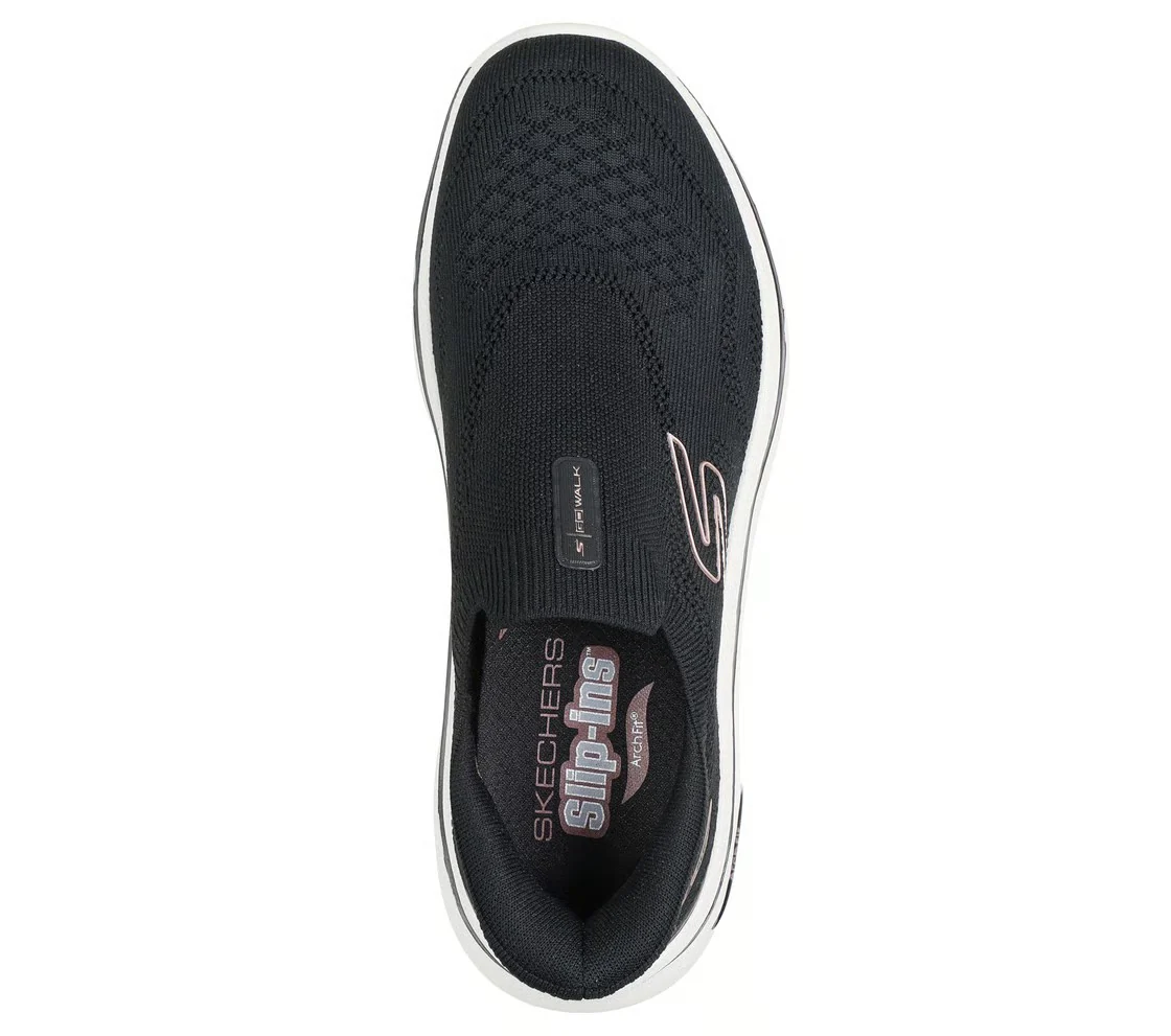 Skechers Go Walk Arch Fit 2.0 Walking Shoes For Women, Black Rose - Image 4