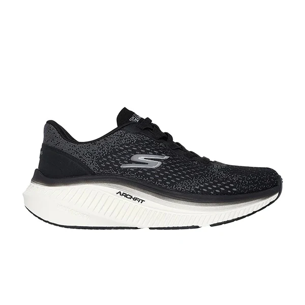 Skechers Go Walk Max Cushioning Arch Fit Walking Shoes For Women, Black White
