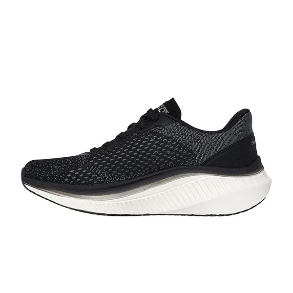 Skechers Go Walk Max Cushioning Arch Fit Walking Shoes For Women, Black White - Image 2