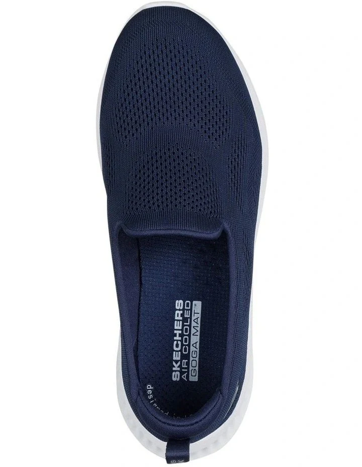 Skechers Go Walk Now Walking Shoes For Women, Navy White - Image 4