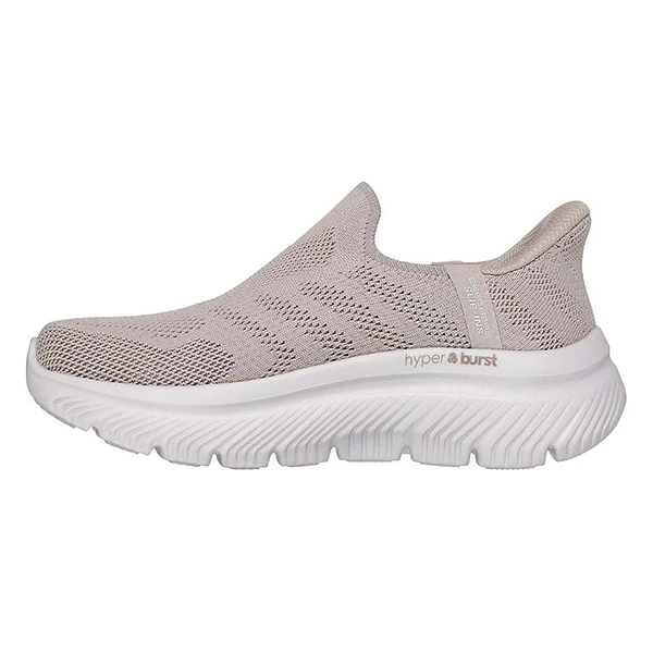 Skechers Go Walk Max Cushioning Hyper Burst Walking Shoes For Women, Taupe - Image 2