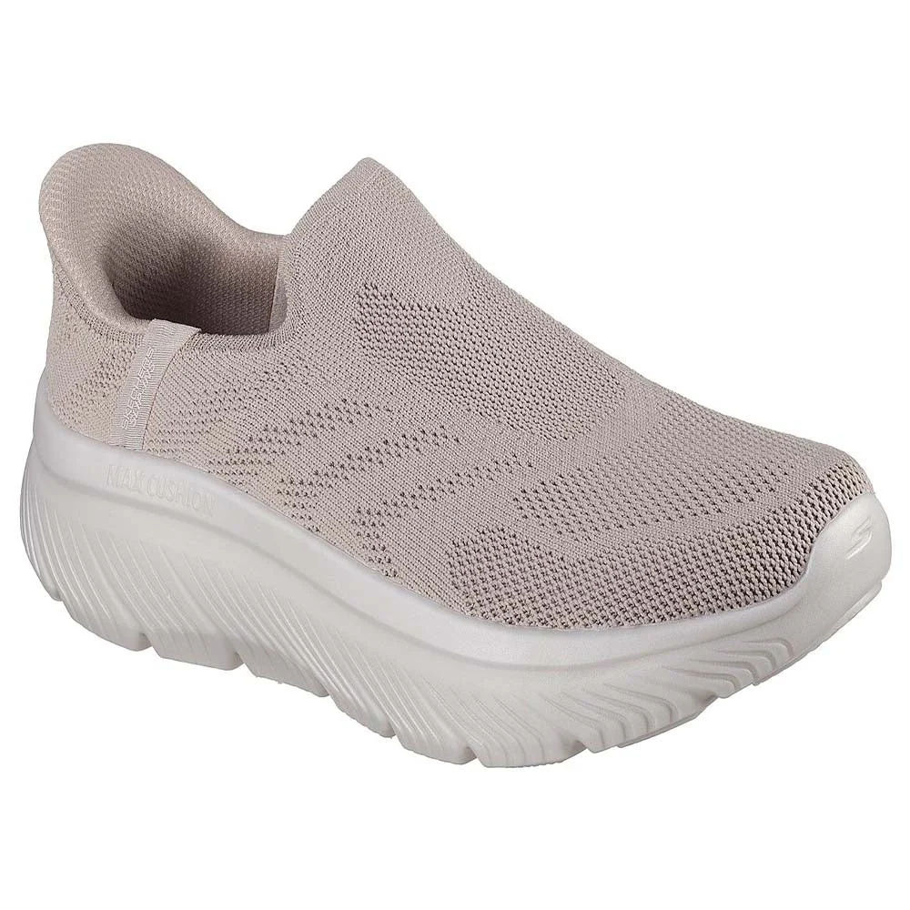 Skechers Go Walk Max Cushioning Hyper Burst Walking Shoes For Women, Taupe - Image 3