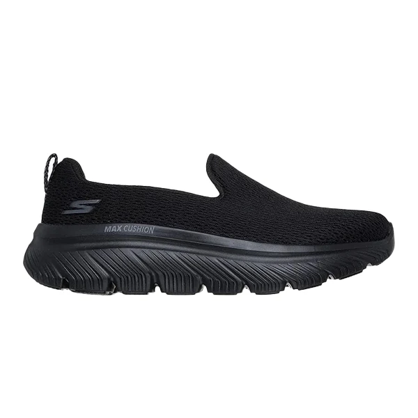 Skechers Go Walk Max Cushioning Hyper Burst Walking Shoes For Women, Black