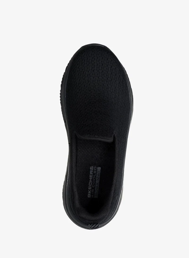 Skechers Go Walk Max Cushioning Hyper Burst Walking Shoes For Women, Black - Image 4