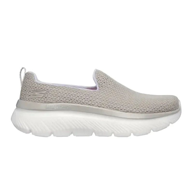Skechers Go Walk Max Cushioning Hyper Burst Walking Shoes For Women, Taupe Blue