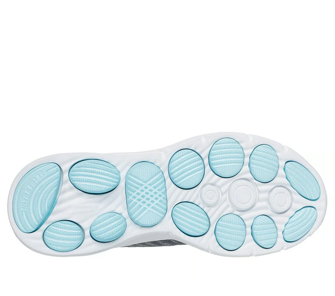 Skechers Go Walk 8 Walking Shoes For Women, Charcoal Turquoise - Image 4