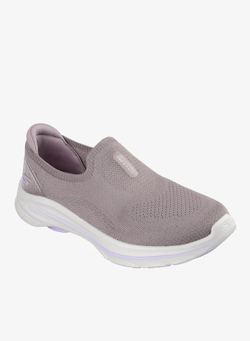 Skechers Go Walk 8 Walking Shoes For Women, Taupe Lavender - Image 4