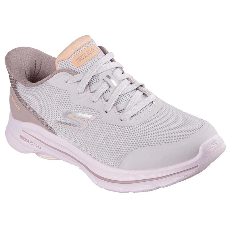 Skechers Go Walk 8 Walking Shoes For Women, Natural Orange - Image 3