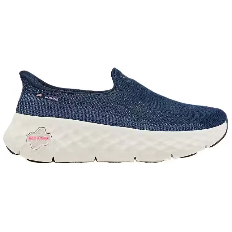 Skechers Go Walk Max Cushioning Flex Walking Shoes For Women, Navy Pink