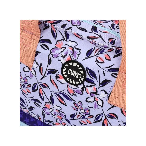 Cubs Navy Lilies Cooling Tote Bag For Unisex - Image 4