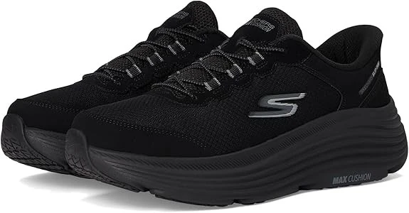 Skechers Max Cushioning Endeavour Running Shoes For Women, Black - Image 2