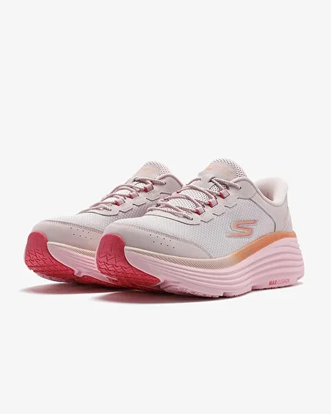Skechers Max Cushioning Endeavour Running Shoes For Women, Light Pink - Image 5