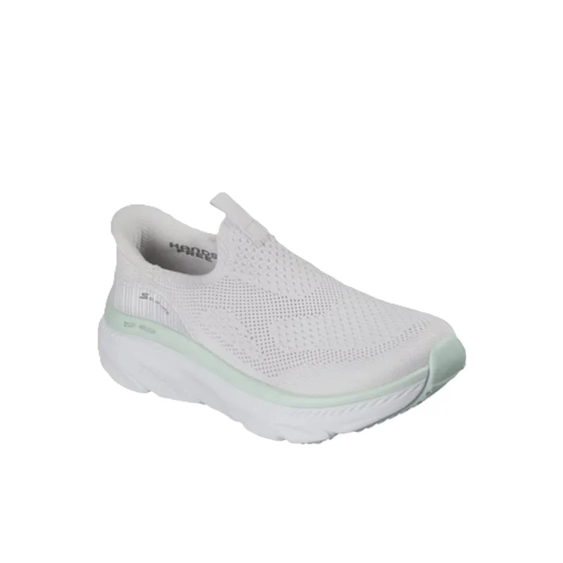 Skechers D'Lux Walker 3.0 Lifestyle Shoes For Women, Light Gray - Image 2