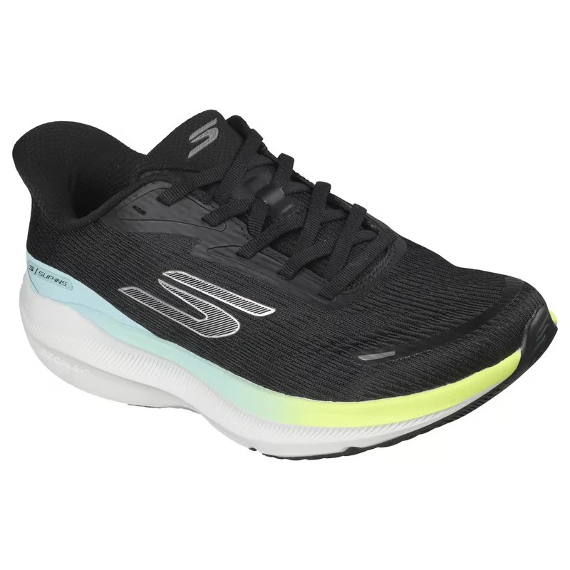 Skechers Skechers Slip-Ins: Aero Pulse Running Shoes For Women, Black Yellow Blue - Image 4