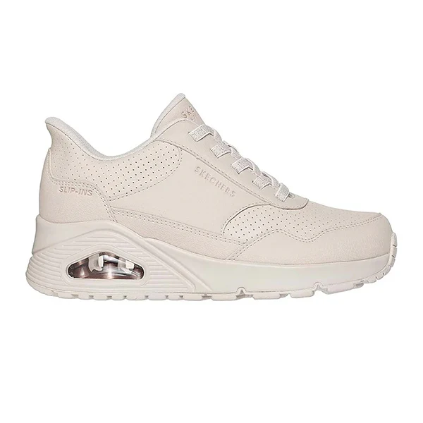 Skechers Uno Lifestyle Shoes For Women, Off White