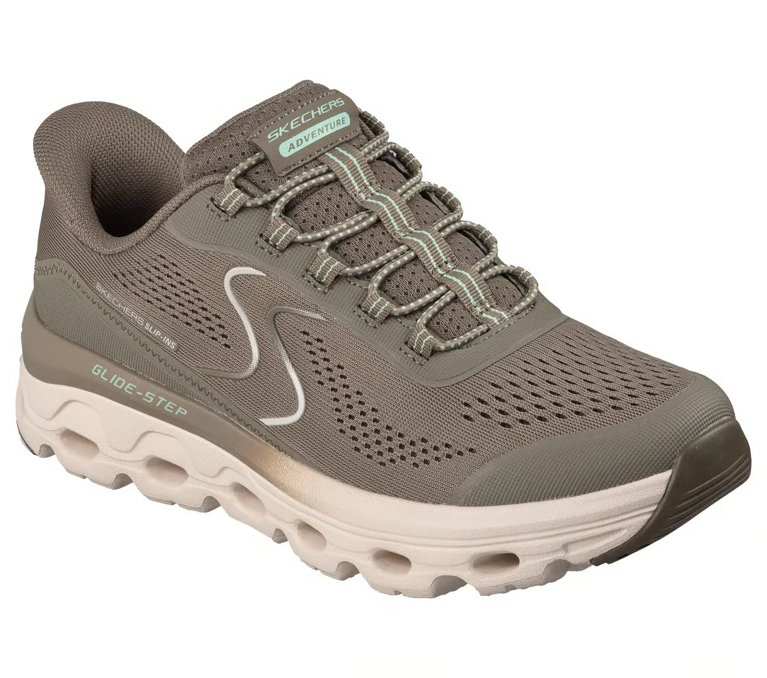 Skechers Glide-Step Sole Running Shoes For Women, Brown - Image 4