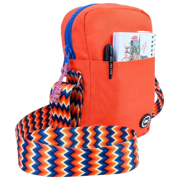 Cubs Cross Body Bag For Unisex, Red&Blue - Image 2