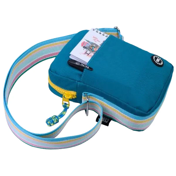 Cubs Cross Body Bag For Unisex, Blue&Yellow - Image 3