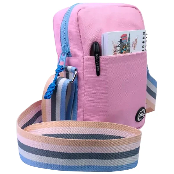 Cubs Cross Body Bag For Unisex, Light Pink - Image 2