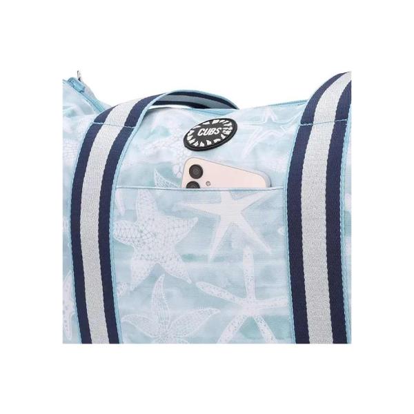 Cubs Stars And Flowers Double Face Tote Bag For Unisex - Image 6