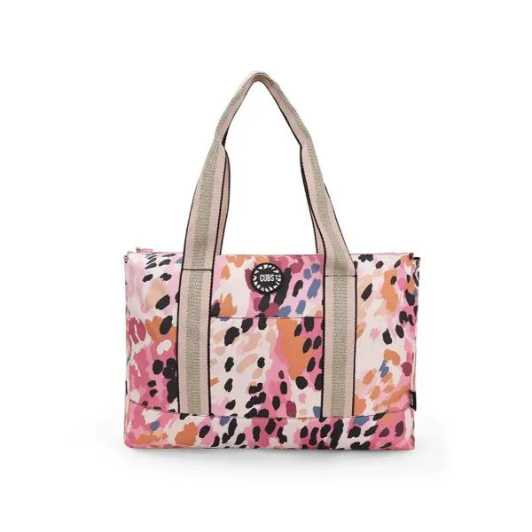 Cubs Brown Leopard Double Face Tote Bag For Unisex - Image 2