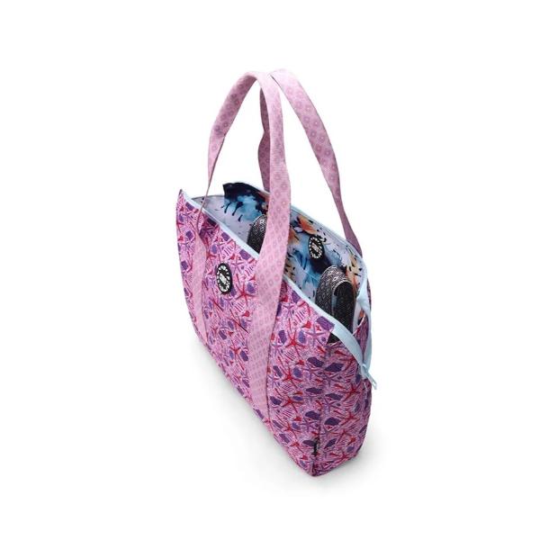 Cubs Bluish Tie Dye And Pinky Stars Double Face Tote Bag For Unisex - Image 4