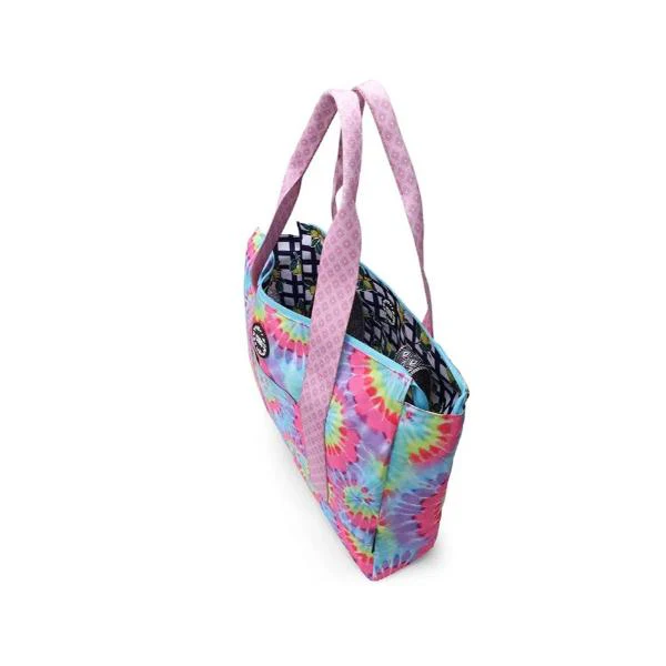 Cubs Flowery Tie Dye Double Face Tote Bag For Unisex - Image 3