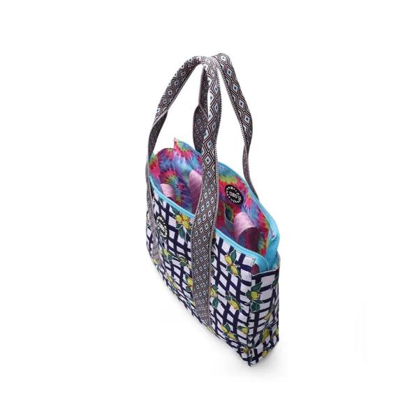 Cubs Flowery Tie Dye Double Face Tote Bag For Unisex - Image 4