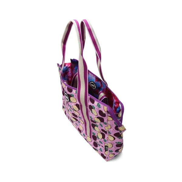 Cubs Passion Fruits And Purple Tie Dye Double Face Tote Bag For Unisex - Image 3