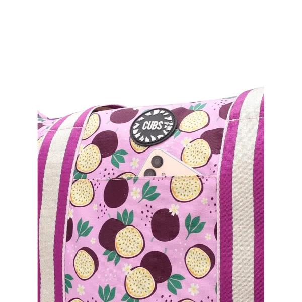 Cubs Passion Fruits And Purple Tie Dye Double Face Tote Bag For Unisex - Image 5