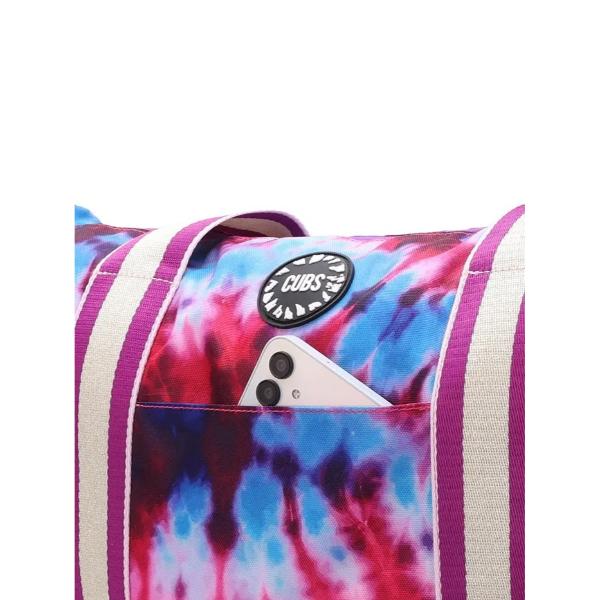 Cubs Passion Fruits And Purple Tie Dye Double Face Tote Bag For Unisex - Image 6
